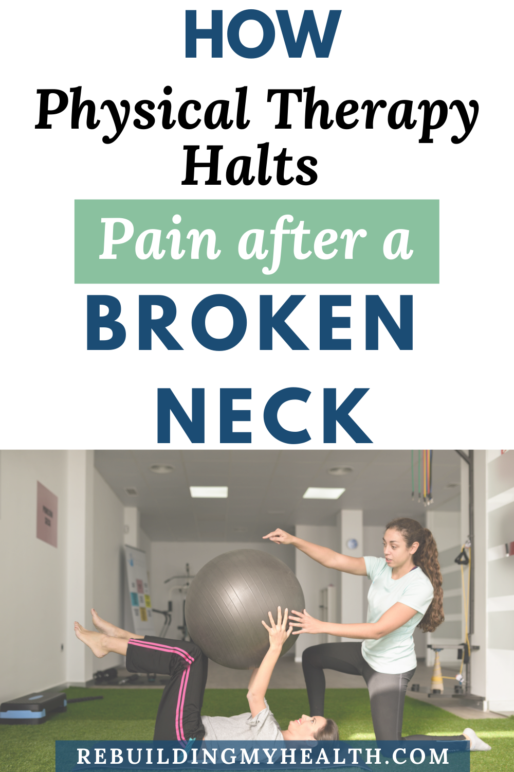 After her brace came off, Sarah had lingering pain after a broken neck. Physical therapy immediately eliminated her pain and kept it away.