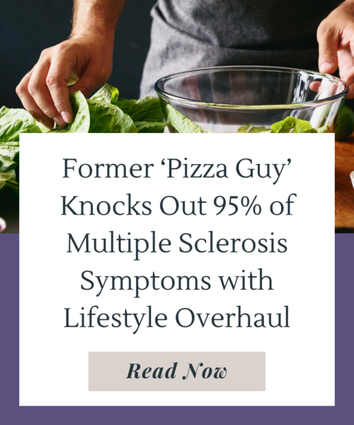 After Tony developed multiple sclerosis, he turned to lifestyle changes - including the Wahls Protocol - to reduce symptoms and prevent flares.