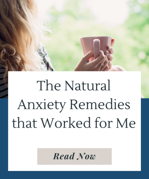 natural remedies for anxiety