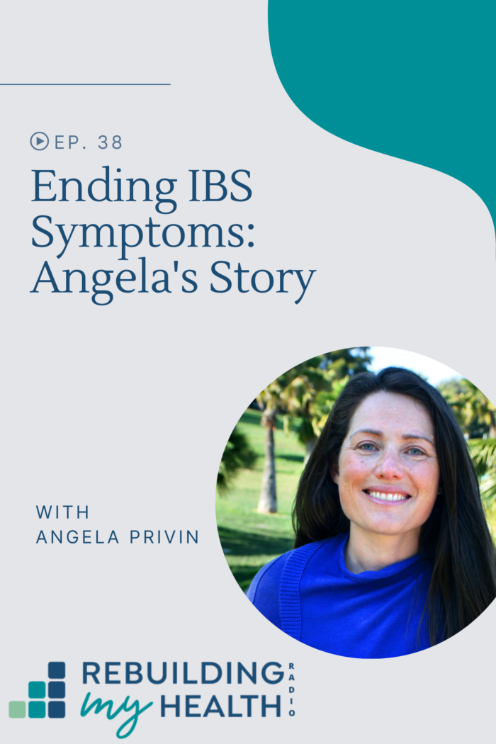 Hear how Angela ended IBS symptoms such as constipation and bloating