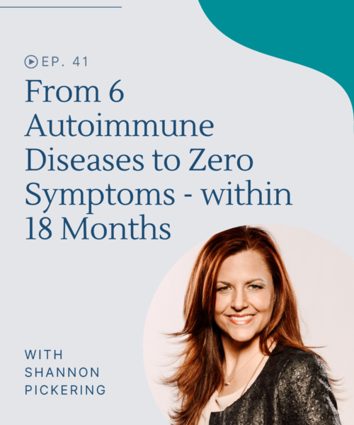 Shannon found a lifestyle approach that eliminated the symptoms of six autoimmune diseases - and other conditions - within 18 months.