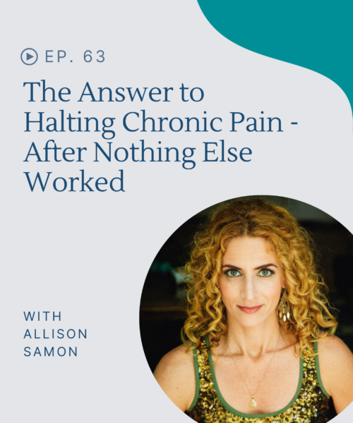 After years with chronic pain, migraines, fatigue and hormone imbalances, Allison found nutrition ended all her health complaints.