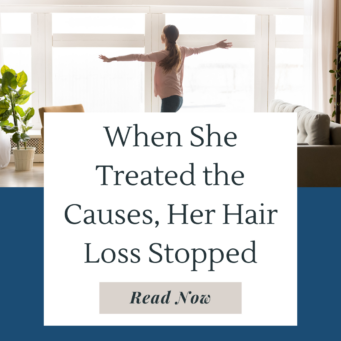 After years of hair loss, Julie Olson uncovered the causes behind it, including gut dysfunction, hormone imbalances, celiac disease and more.
